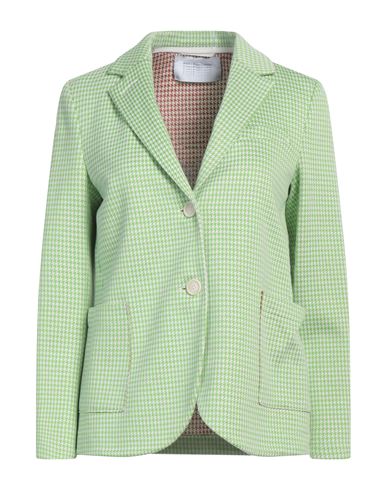 Harris Wharf London Woman Blazer Light Green Size 6 Cotton, Polyamide