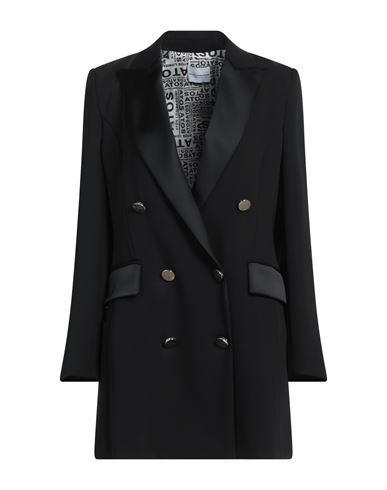 Atos Lombardini Woman Blazer Black Size 8 Polyester