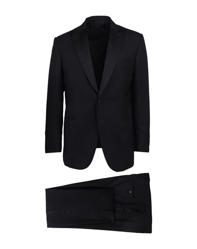 Brioni Man Suit Black Size 34 Wool