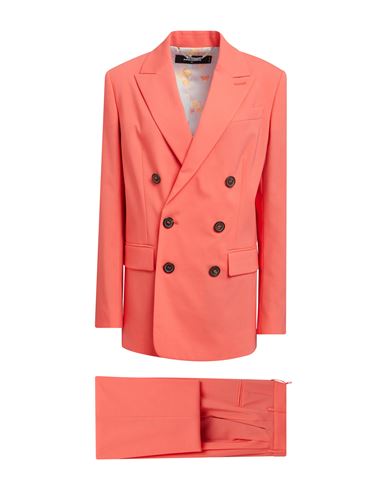Dsquared2 Woman Suit Salmon Pink Size 2 Polyester, Virgin Wool, Elastane In Orange