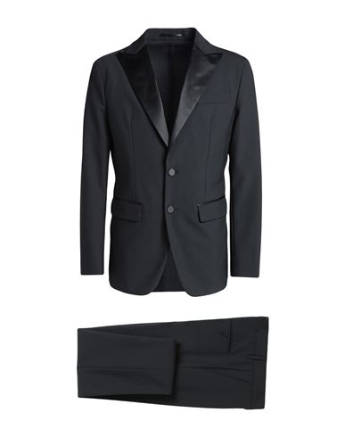 Shop Dsquared2 Man Suit Black Size 42 Polyester, Virgin Wool, Elastane