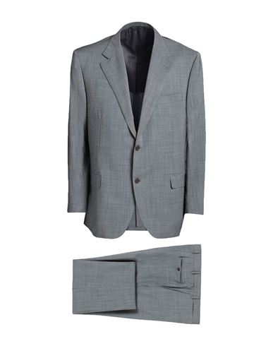Canali Man Suit Grey Size 48 Virgin Wool
