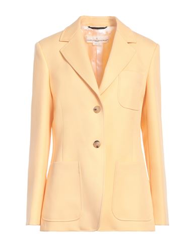 Shop Golden Goose Woman Blazer Apricot Size S Polyester In Orange
