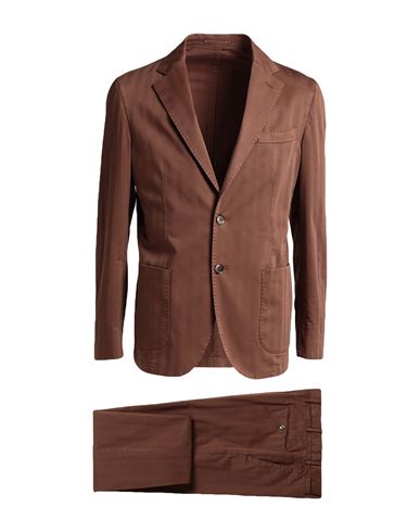 Shop L.b.m 1911 L. B.m. 1911 Man Suit Brown Size 42 Cotton, Elastane