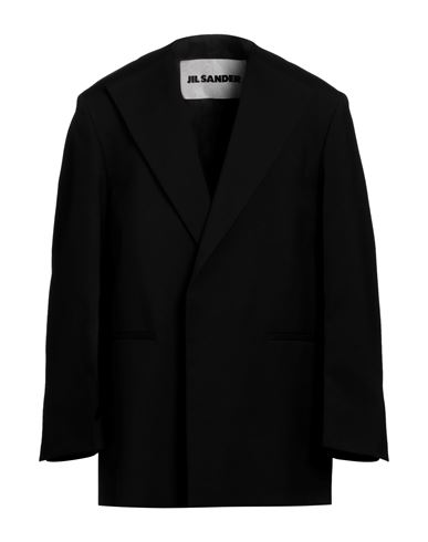 Shop Jil Sander Man Blazer Black Size 40 Wool