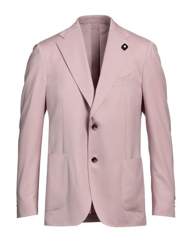 Lardini Man Blazer Light Pink Size 46 Wool