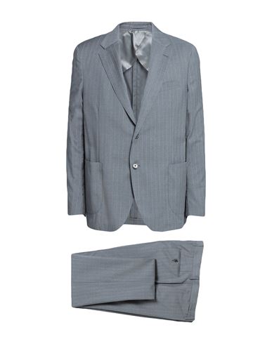 Lardini Man Suit Grey Size 44 Wool