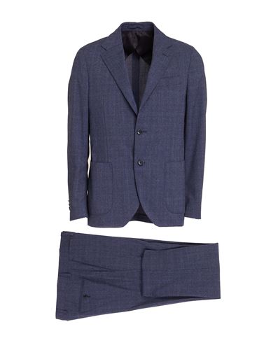 Lardini Man Suit Blue Size 48 Polyester, Wool, Polyamide, Elastane