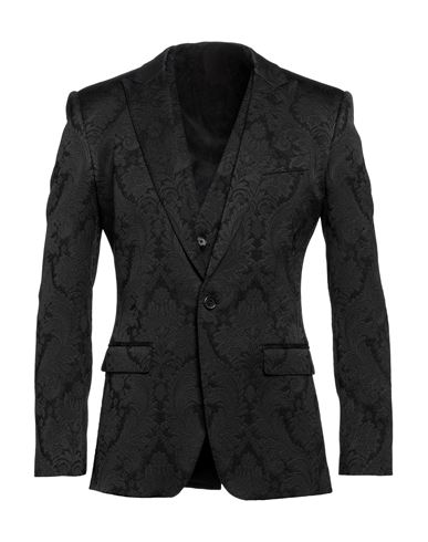 Dolce & Gabbana Man Blazer Black Size 36 Polyester, Acetate, Viscose, Elastane
