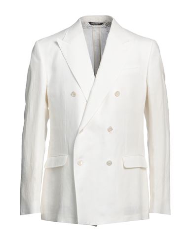 Dolce & Gabbana Man Blazer Off White Size 48 Linen
