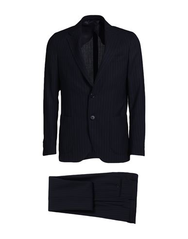 Lardini Man Suit Midnight Blue Size 42 Wool