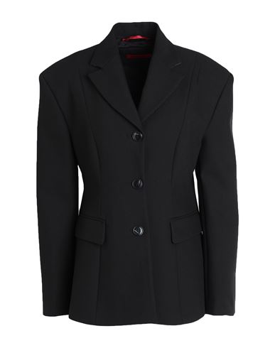 Max & Co . Barengo Woman Blazer Black Size 10 Polyester, Viscose, Elastane