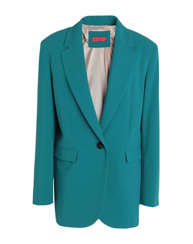 Max & Co . Insegna Woman Blazer Deep Jade Size 8 Polyester In Green