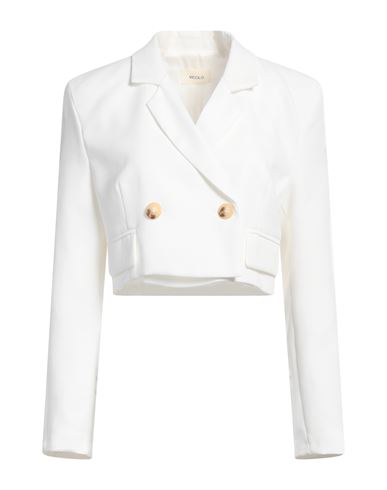 Shop Vicolo Woman Blazer White Size M Polyester