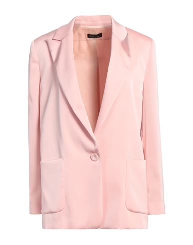 Shop Hanita Woman Blazer Pink Size 4 Polyester, Elastane