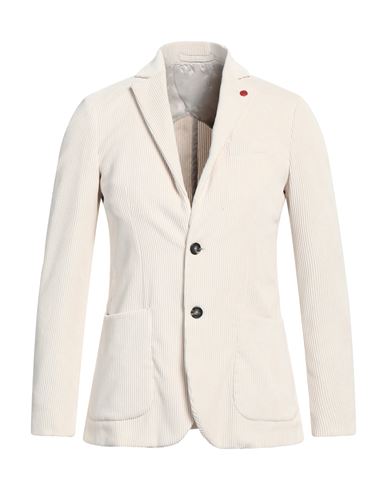 Shop Liu •jo Man Man Blazer Off White Size 36 Polyester, Polyamide, Elastane