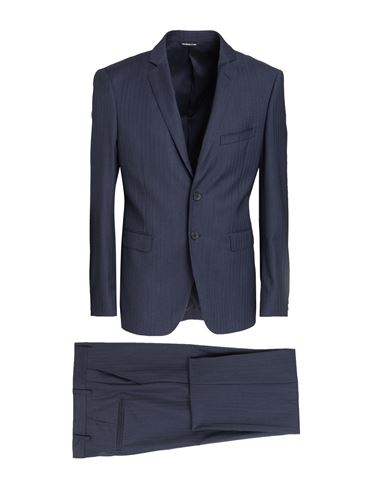 Tonello Man Suit Midnight Blue Size 44 Virgin Wool