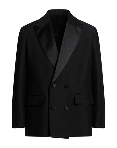 Valentino Garavani Man Blazer Black Size 36 Virgin Wool, Silk, Polyester