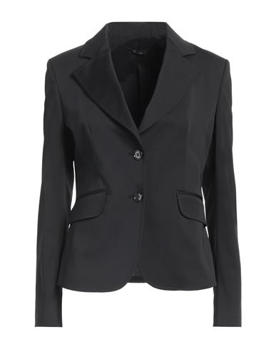 Shop Hanita Woman Blazer Black Size 10 Acetate, Polyester