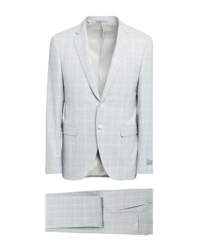 Canali Man Suit Light Grey Size 44 Wool