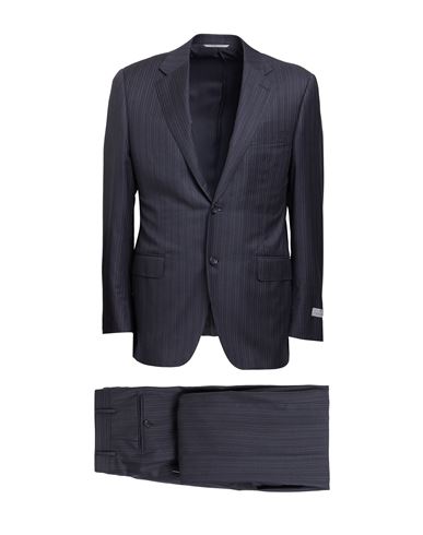 Canali Man Suit Steel Grey Size 40 Wool
