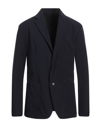 Dondup Man Blazer Midnight Blue Size 42 Polyamide, Elastane In Blue