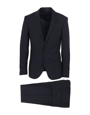 Trussardi Man Suit Midnight Blue Size 40 Virgin Wool