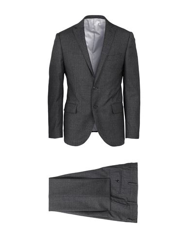 Shop Luigi Bianchi Mantova Man Suit Steel Grey Size 42 Wool
