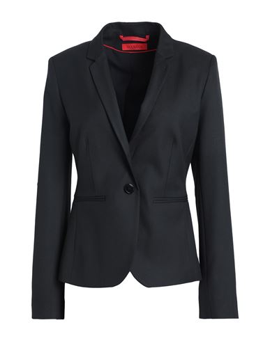 Max & Co . Woman Blazer Black Size 10 Polyester, Viscose, Elastane