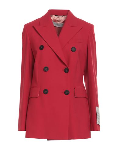 Shop Golden Goose Woman Blazer Red Size 4 Wool, Polyester, Elastane