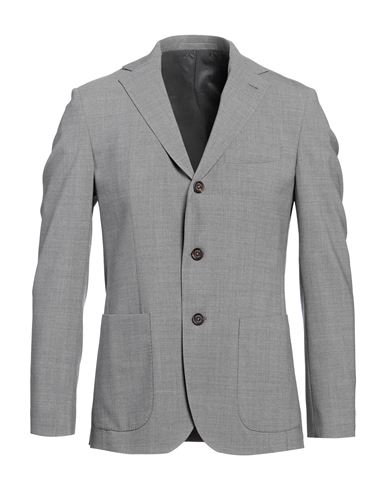 Eleventy Man Blazer Grey Size 44 Wool, Elastane
