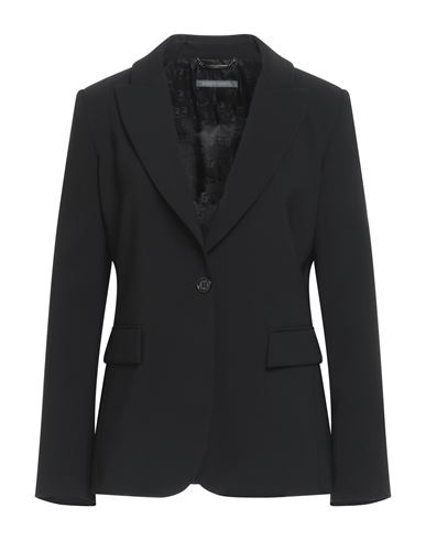 Shop Alberta Ferretti Woman Blazer Black Size 10 Polyester, Polyurethane