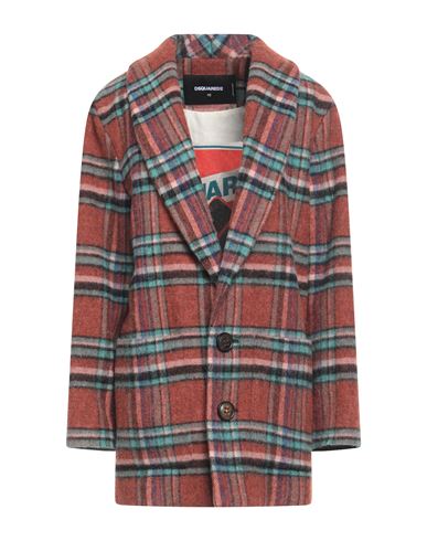 Shop Dsquared2 Woman Blazer Rust Size 4 Wool In Red
