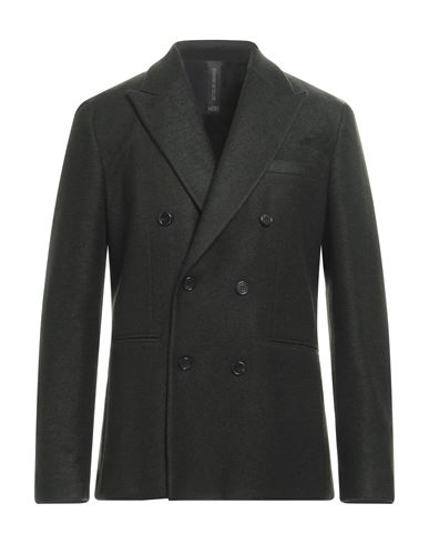 Hōsio Man Blazer Dark Green Size 40 Acrylic, Wool, Polyester
