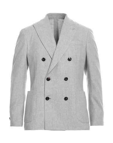 Shop Lardini Man Blazer Light Grey Size 40 Wool, Cashmere