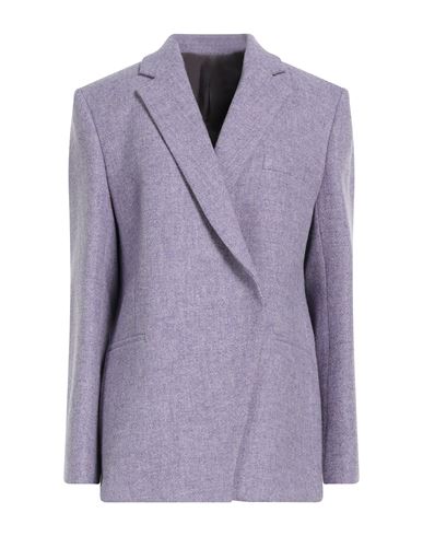 Shop Christian Wijnants Woman Blazer Light Purple Size 10 Wool