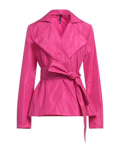 Shop Pierantonio Gaspari Woman Blazer Fuchsia Size 12 Polyester In Pink