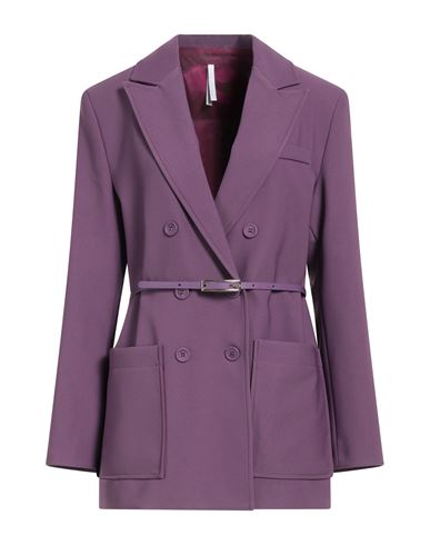 Imperial Woman Blazer Mauve Size M Polyester, Elastane In Purple