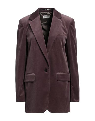 Shop Dries Van Noten Woman Blazer Mauve Size 8 Cotton In Purple