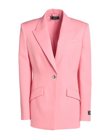 Shop Versace Woman Blazer Pink Size 6 Virgin Wool