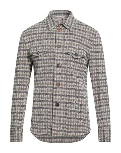 Bob Man Shirt Military Green Size 42 Cotton, Polyamide In Green