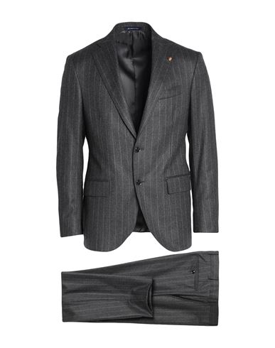 Shop Sartoria Latorre Man Suit Grey Size 46 Virgin Wool