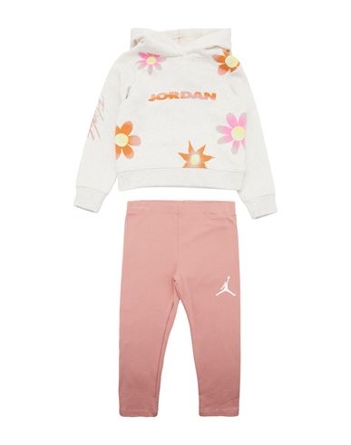 Jordan Babies'  Deloris  Flower Po Set Toddler Girl Tracksuit Off White Size 6 Cotton, Polyester