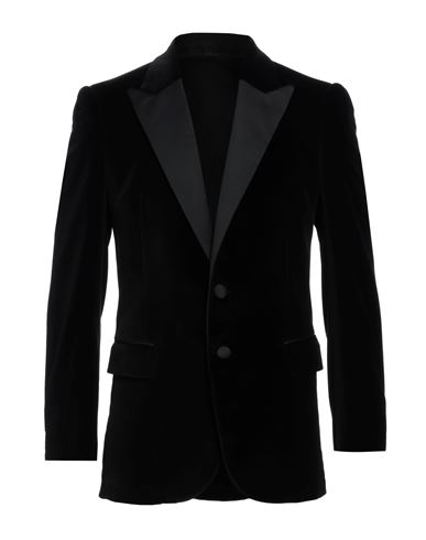 Shop Neil Barrett Man Blazer Black Size 40 Cotton, Viscose, Elastane, Polyester