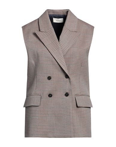 Vicolo Woman Blazer Khaki Size S Polyester, Viscose, Elastane In Gray