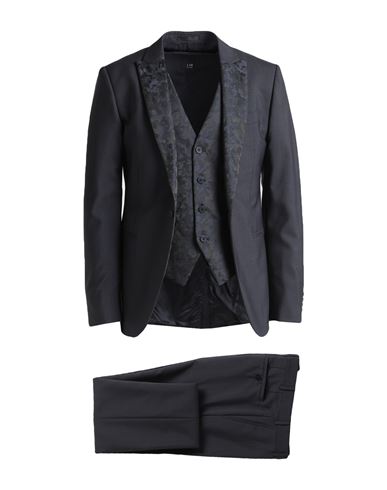 Shop Lab. Pal Zileri Man Suit Midnight Blue Size 40 Polyester, Wool, Elastane