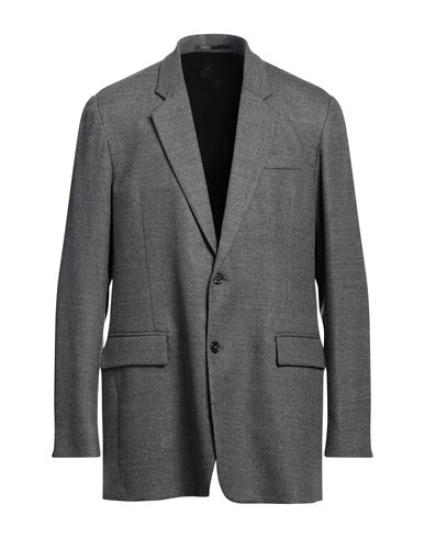 Grifoni Man Blazer Lead Size 40 Wool, Elastane In Gray