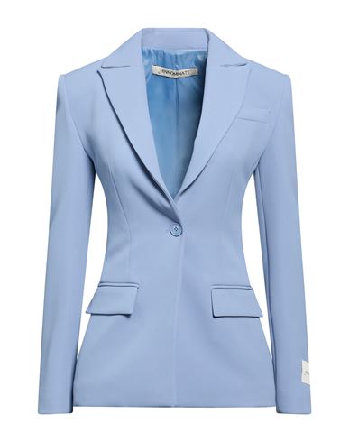 Hinnominate Woman Blazer Light Blue Size S Polyester, Elastane