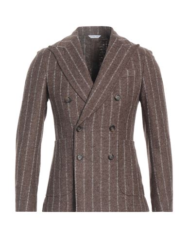 Manuel Ritz Man Blazer Brown Size 34 Acrylic, Virgin Wool, Polyester In Brown