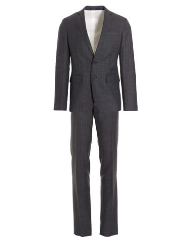 Shop Dsquared2 Suits Man Suit Grey Size 42 Wool